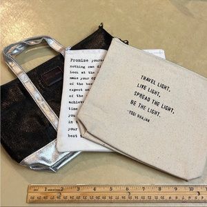 Three Pouches for Storage
